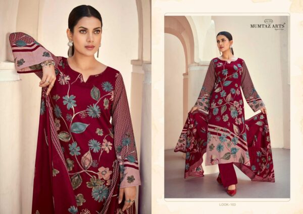 Mumtaz Sakshi Jam Satin Digital Printed Dress Material Collection - Image 9