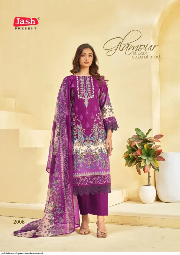 Jash Belliza Vol 2 Cotton Fancy Dress Material Collection - Image 2