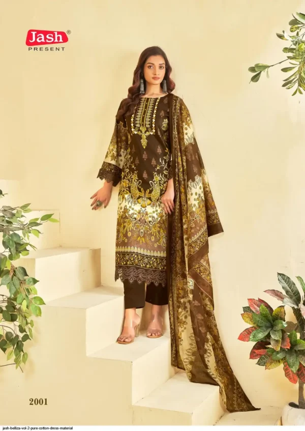 Jash Belliza Vol 2 Cotton Fancy Dress Material Collection - Image 4