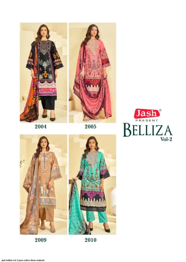 Jash Belliza Vol 2 Cotton Fancy Dress Material Collection - Image 5