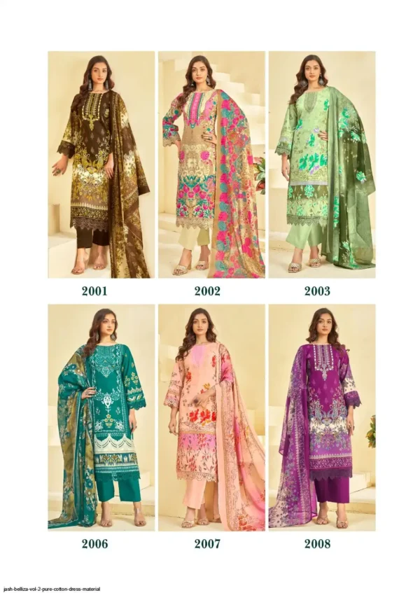 Jash Belliza Vol 2 Cotton Fancy Dress Material Collection - Image 8