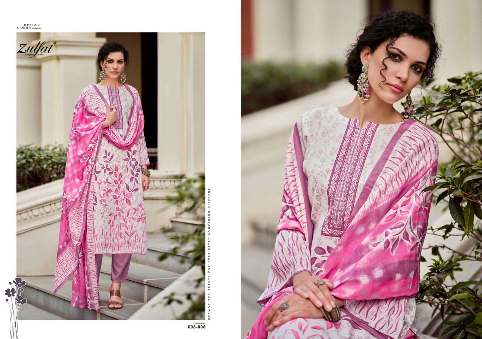 Zulfat Farhana Vol 9 Cotton Printed Dress Material Collection - Image 5