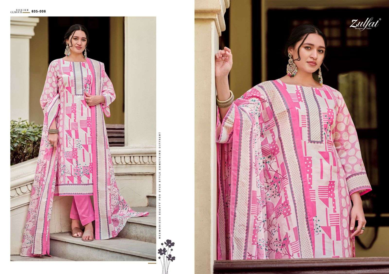 Zulfat Farhana Vol 9 Cotton Printed Dress Material Collection - Image 8