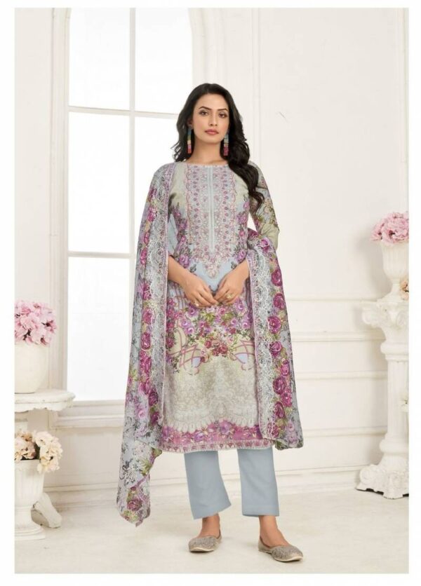 Jihan Needle Wonder Vol 4 Chiffon Dupatta Pakistani Suits