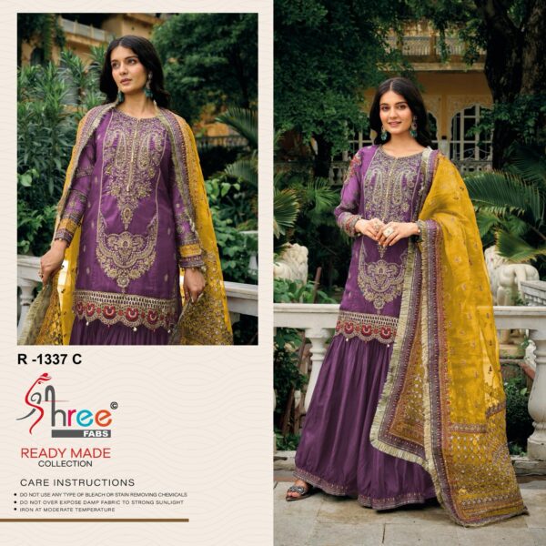 Shree R 1337 B To E Ready Made Pakistani Salwar Suits Collection - Image 3