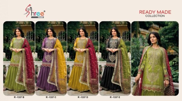 Shree R 1337 B To E Ready Made Pakistani Salwar Suits Collection - Image 4