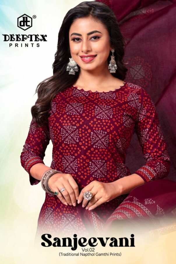 Deeptex Sanjeevani Vol 02 Cotton Printed Fancy Dress Material Collection