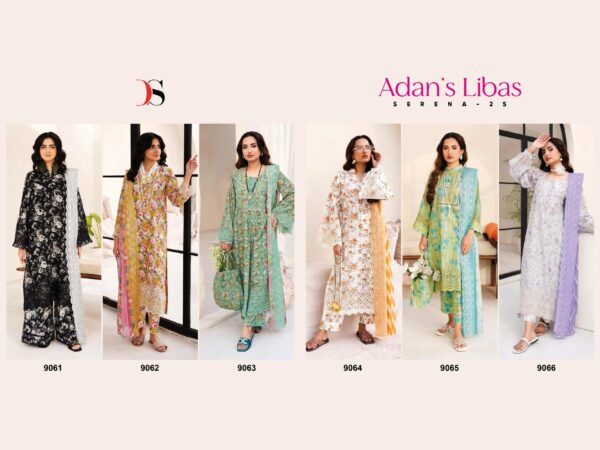 Deepsy Adans Libas Serena 25 Embroidery Pakistani Suits Collection - Image 6