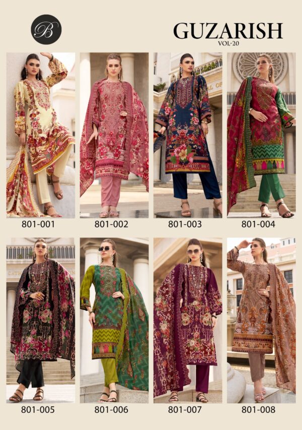 Belliza Guzarish Vol 20 Cotton Digital Printed Dress Material - Image 4