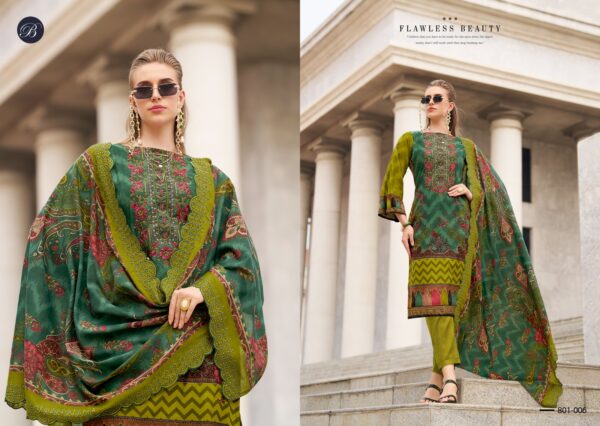 Belliza Guzarish Vol 20 Cotton Digital Printed Dress Material - Image 7