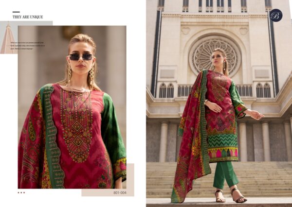 Belliza Guzarish Vol 20 Cotton Digital Printed Dress Material - Image 8