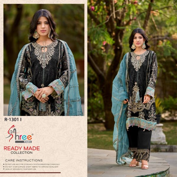 Shree R 1301 I To L Embroidered Ready Made Pakistani Salwar Suits - Image 5