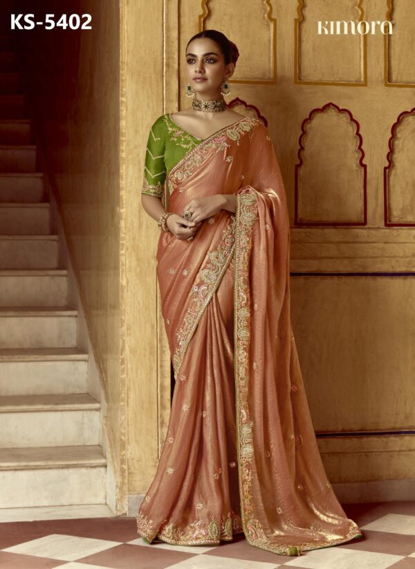 Kimora Pankhudi Exclusive Designer Wedding Wear Sarees Collection - Image 4