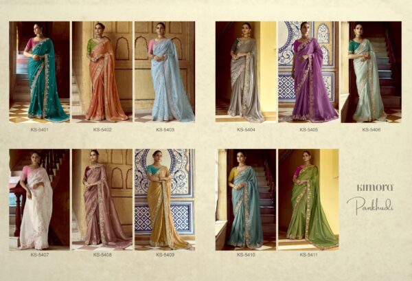 Kimora Pankhudi Exclusive Designer Wedding Wear Sarees Collection - Image 13