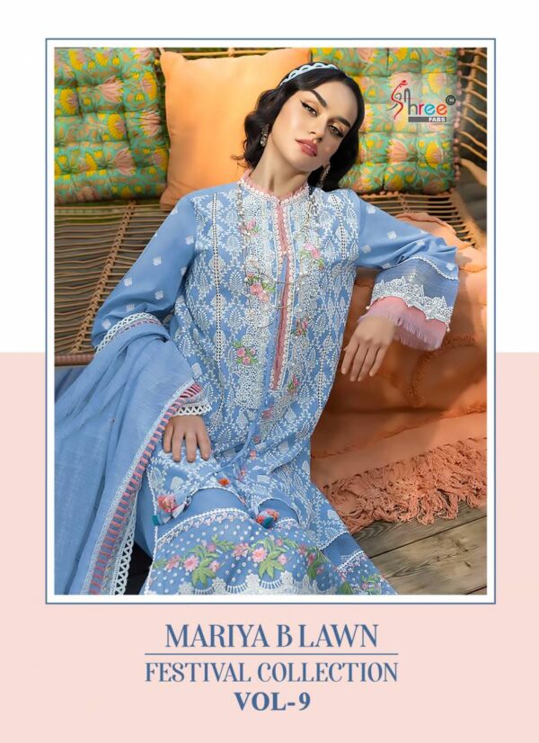 Shree Mariya B Lawn Festival Collection Vol 9 Salwar Suit