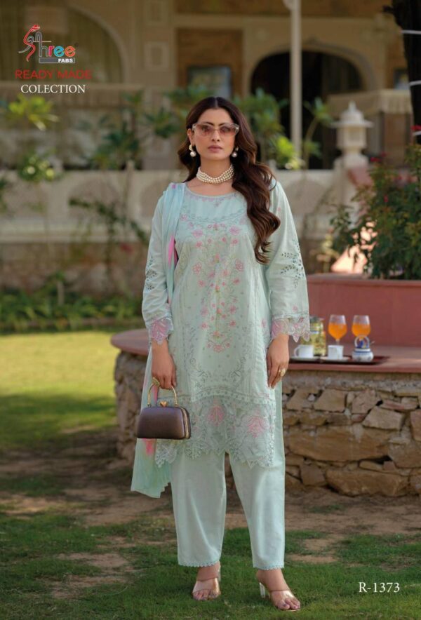 Shree R 1373 Cambric Cotton Ready Made Pakistani Salwar Suits