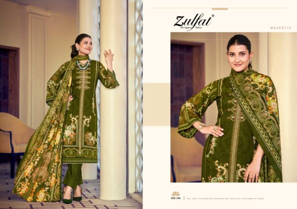 Zulfat Kalki Viscose Rayon Printed Dress Material Collection - Image 8