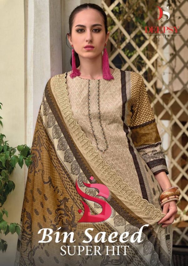 Deepsy Bin Saeed Super Hit Cotton Pakistani Salwar Kameez