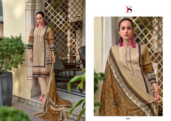 Deepsy Bin Saeed Super Hit Cotton Pakistani Salwar Kameez - Image 4