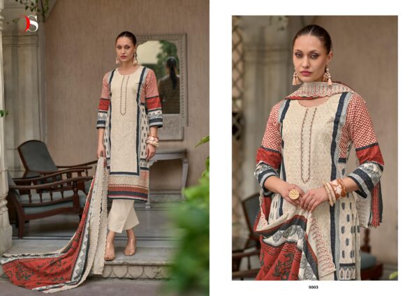 Deepsy Bin Saeed Super Hit Cotton Pakistani Salwar Kameez - Image 5