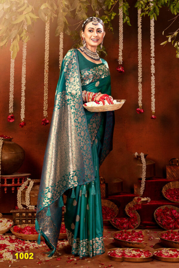 Saroj Swaraj Silk Vol 2 Wedding Wear Silk Saree Collection - Image 3