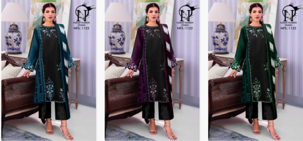 Naimat Fashion Studio 1122 Pakistani Readymade Suit Collection - Image 5