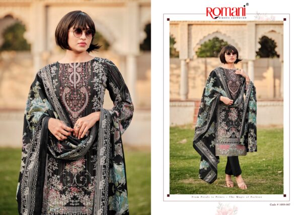 Romani Saniya Soft Cotton Digital Printed Dress Material - Image 2