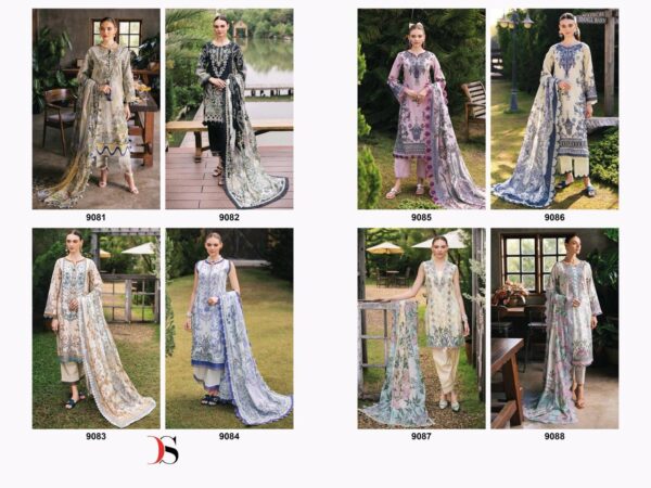 Deepsy Jade Urban 25 Cotton Dupatta Pakistani Suit Collection - Image 4