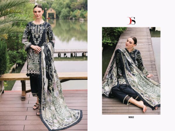 Deepsy Jade Urban 25 Cotton Dupatta Pakistani Suit Collection - Image 6