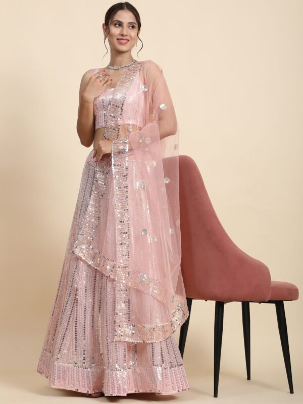 Jf 414 15 Faux Georgette Designer Lehenga Choli Collection - Image 3