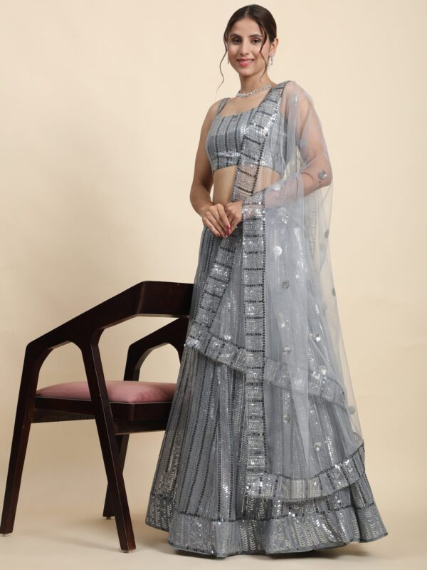 Jf 414 15 Faux Georgette Designer Lehenga Choli Collection - Image 2