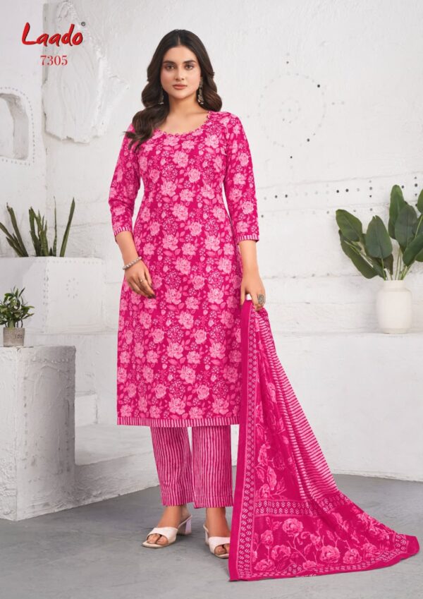 Laado Vol 73 Cotton Printed Dress Material Collection - Image 3