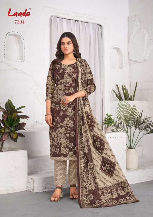 Laado Vol 73 Cotton Printed Dress Material Collection - Image 4