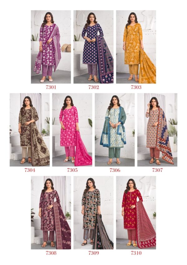 Laado Vol 73 Cotton Printed Dress Material Collection - Image 7