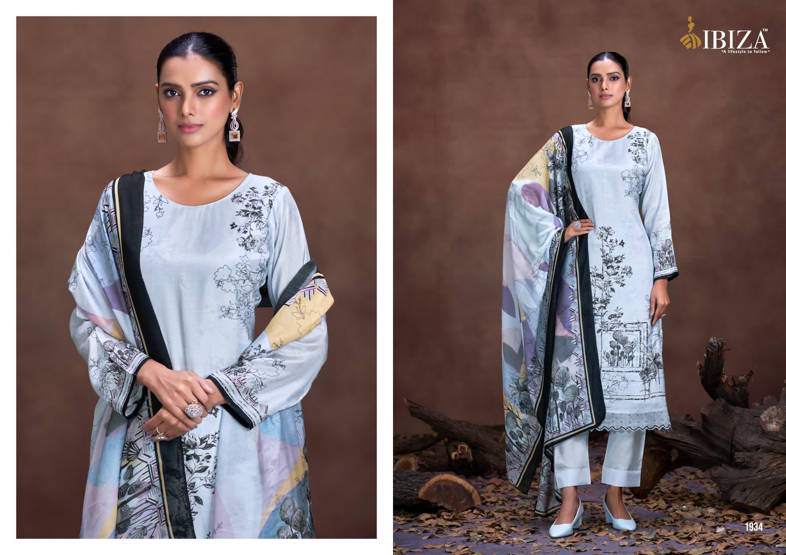 Ibiza Meara Maslin Digital Printed Fancy Salwar Kameez Collection - Image 4