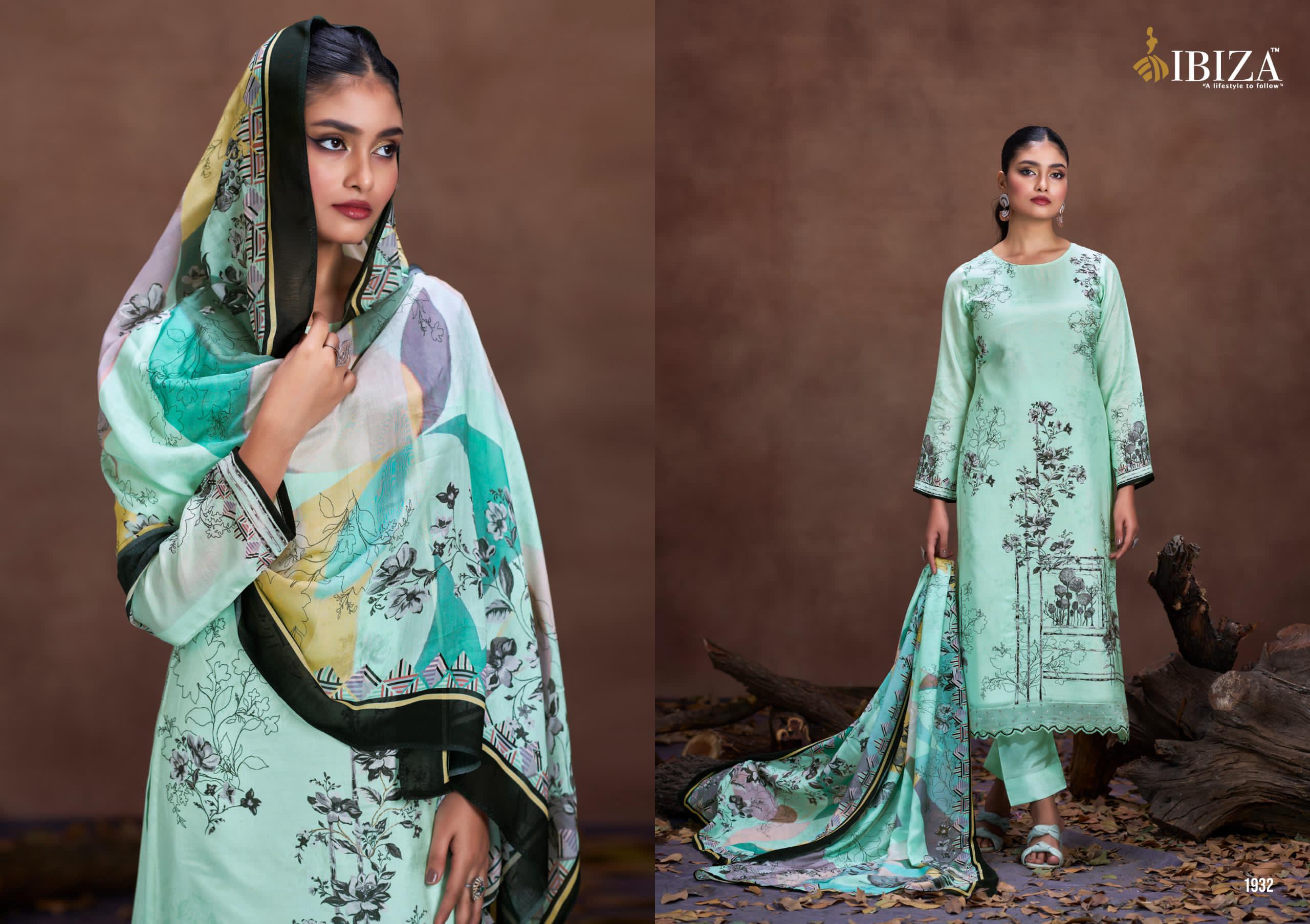 Ibiza Meara Maslin Digital Printed Fancy Salwar Kameez Collection - Image 6