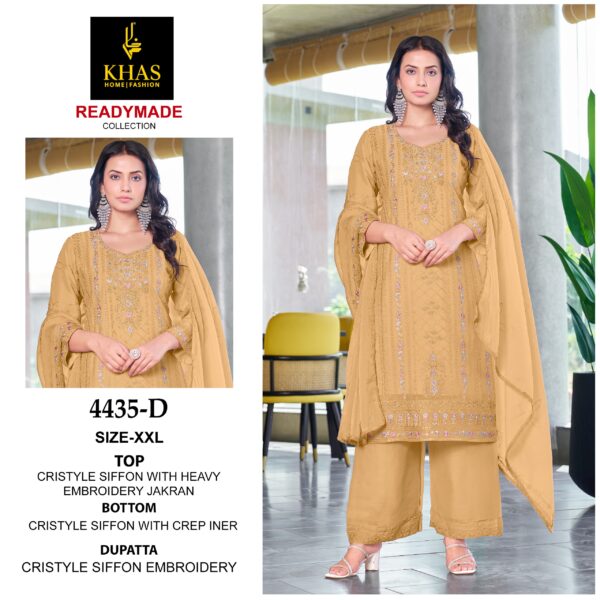 Khas 4435 Embroidered Ready Made Pakistani Suits Collection - Image 2
