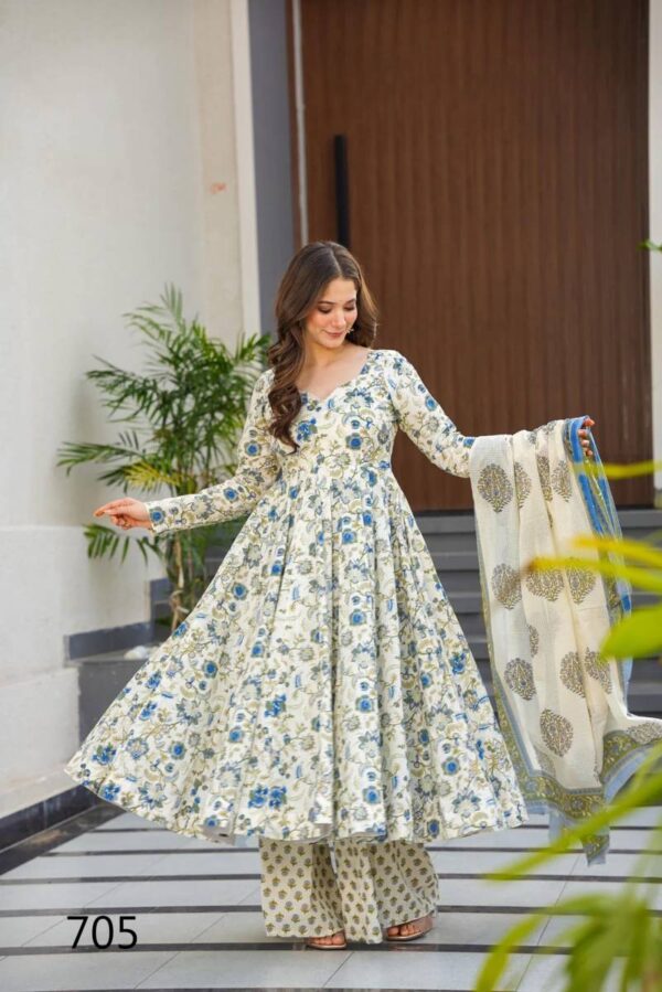 Clora Vol 7 Maslin Digital Printed Kurti Botton With Dupatta Collection - Image 6