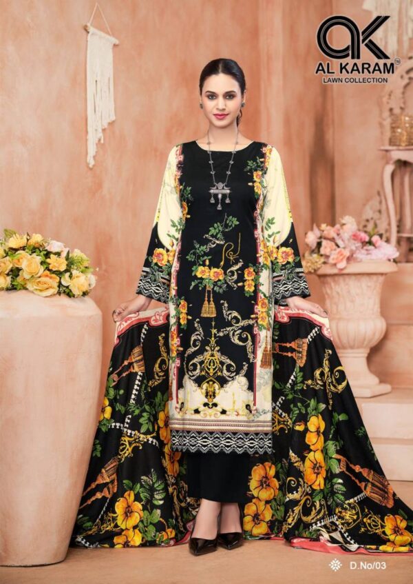 Al karam Kasida Vol 01 Karachi Cotton Dress Material Collection - Image 2
