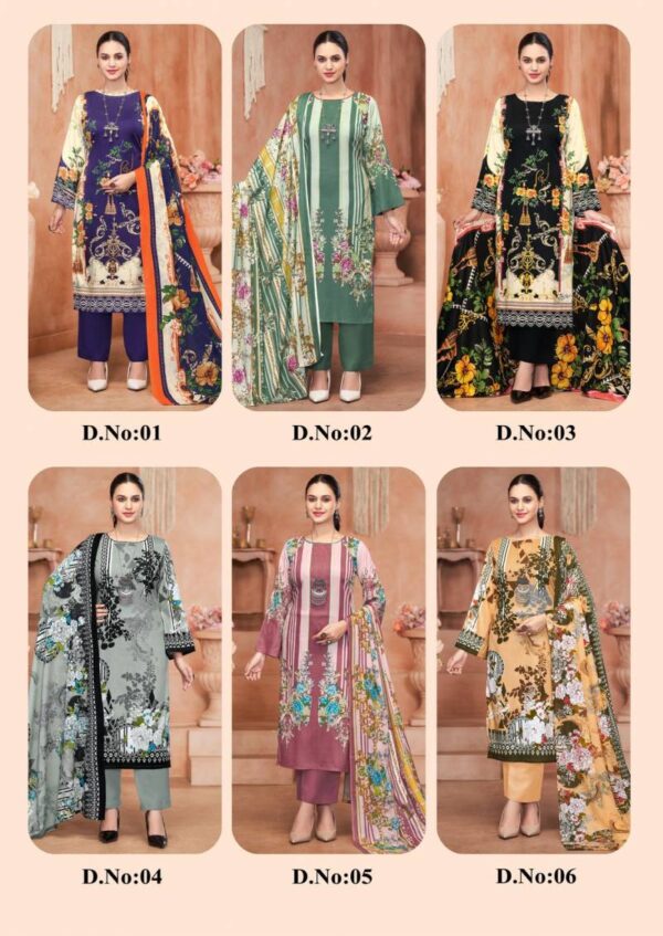 Al karam Kasida Vol 01 Karachi Cotton Dress Material Collection - Image 8