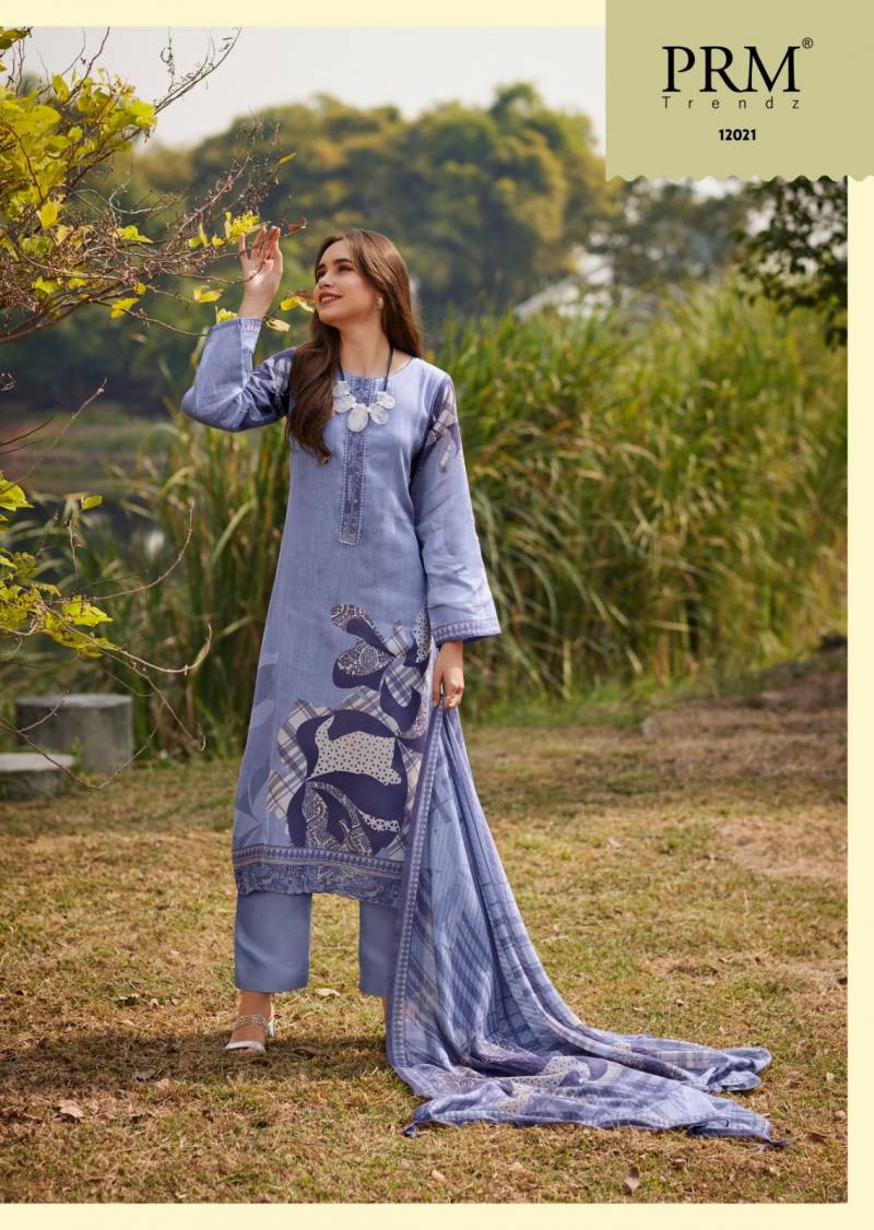 Prm Camilla Jam Cotton Digital Printed Dress Material Collection - Image 4