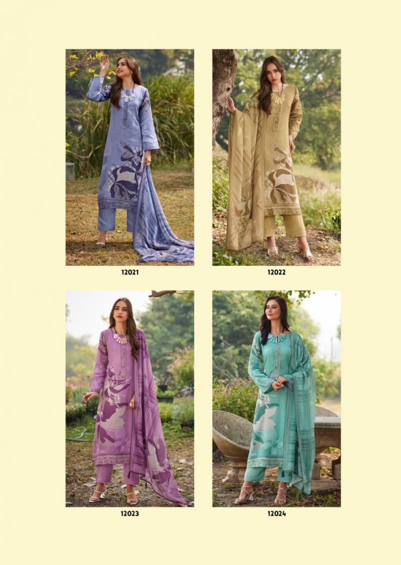 Prm Camilla Jam Cotton Digital Printed Dress Material Collection - Image 8