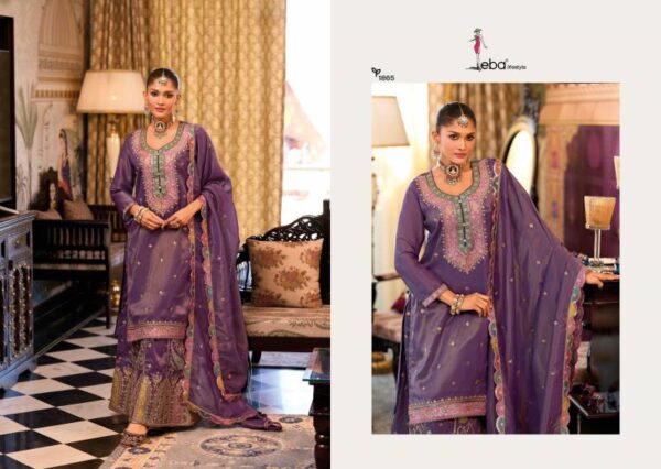 Eba Safroon Vol 3 Simar Embroidered Ready Made Suits Collection - Image 2