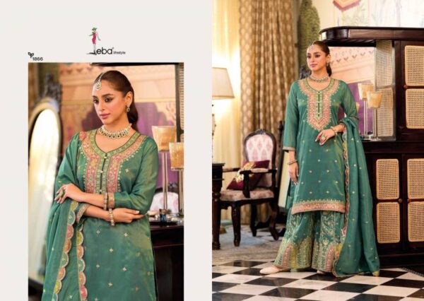 Eba Safroon Vol 3 Simar Embroidered Ready Made Suits Collection - Image 3