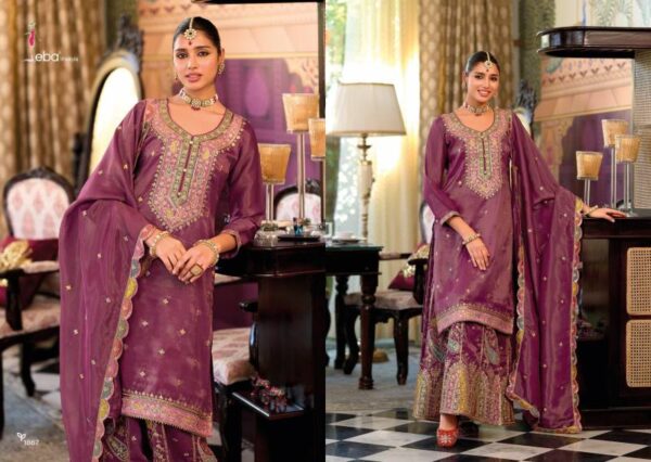Eba Safroon Vol 3 Simar Embroidered Ready Made Suits Collection - Image 5
