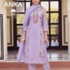 Rangoon Anika Cotton With Khatli Handwork Kurti Bottom With Dupatta - Image 2