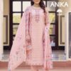 Rangoon Anika Cotton With Khatli Handwork Kurti Bottom With Dupatta - Image 3