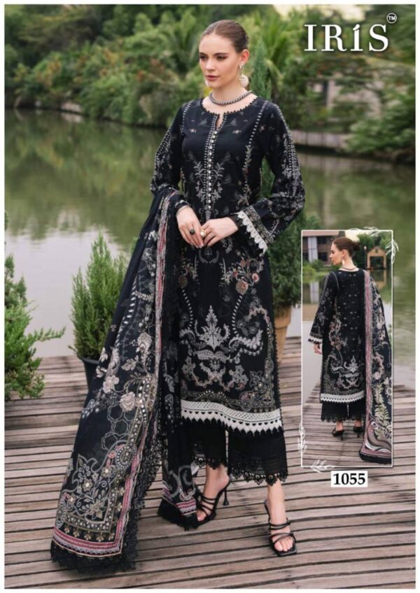Iris Afsanah Vol 06 Karachi Cotton Dress Material Collection - Image 7
