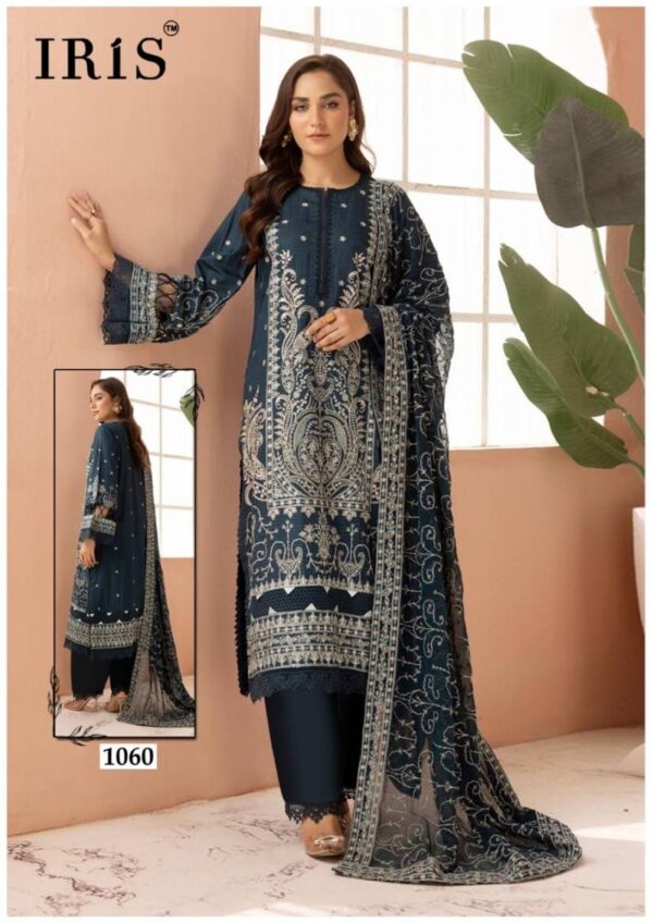 Iris Afsanah Vol 06 Karachi Cotton Dress Material Collection - Image 4
