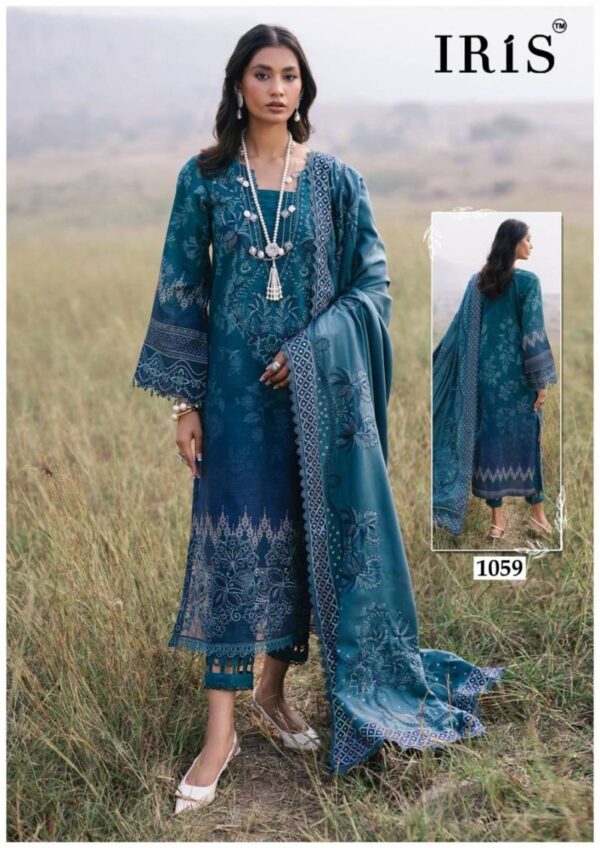 Iris Afsanah Vol 06 Karachi Cotton Dress Material Collection - Image 10